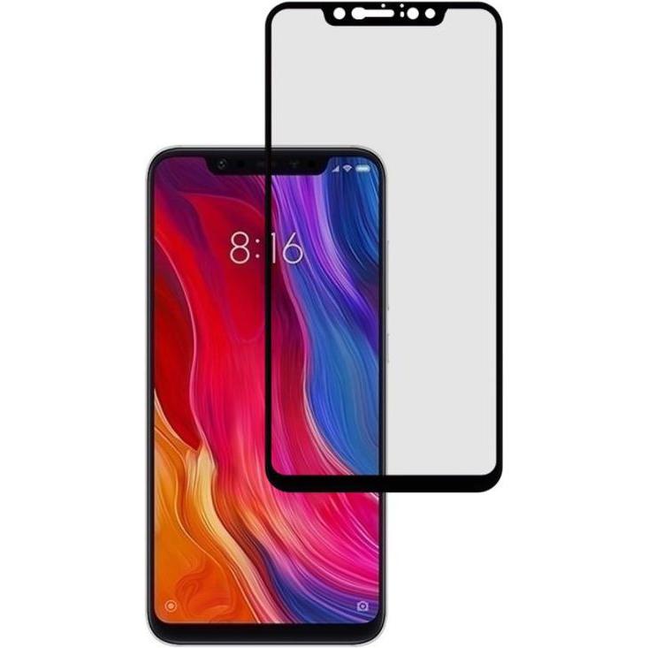 Tellur Tempered Glass 2.5D Full Glue for Xiaomi Mi 8 PRO black (1 Stück, Xiaomi Mi 8 Pro), Smartphone Schutzfolie, Schwa...