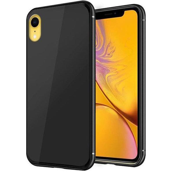 GreenGo Custodia iPhone XR GLASS (Apple iPhone XR), Cover smartphone, Nero
