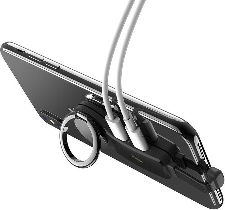 Produktbild Hoco Lightning to 2 x Lightning + ring holder