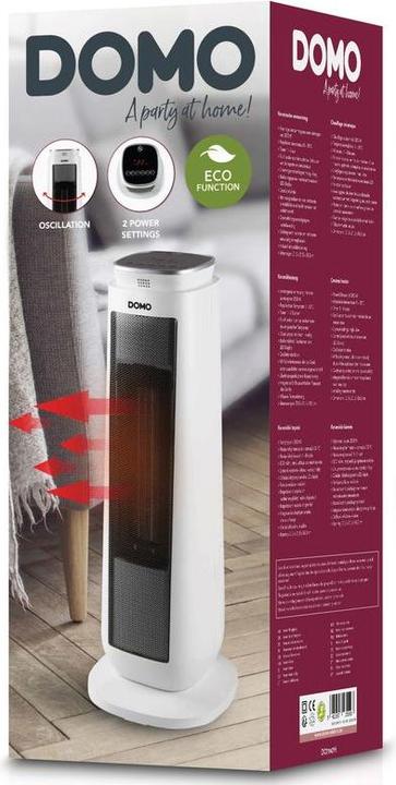 Productafbeelding Domo Convector keramische verwarming (2000 W)