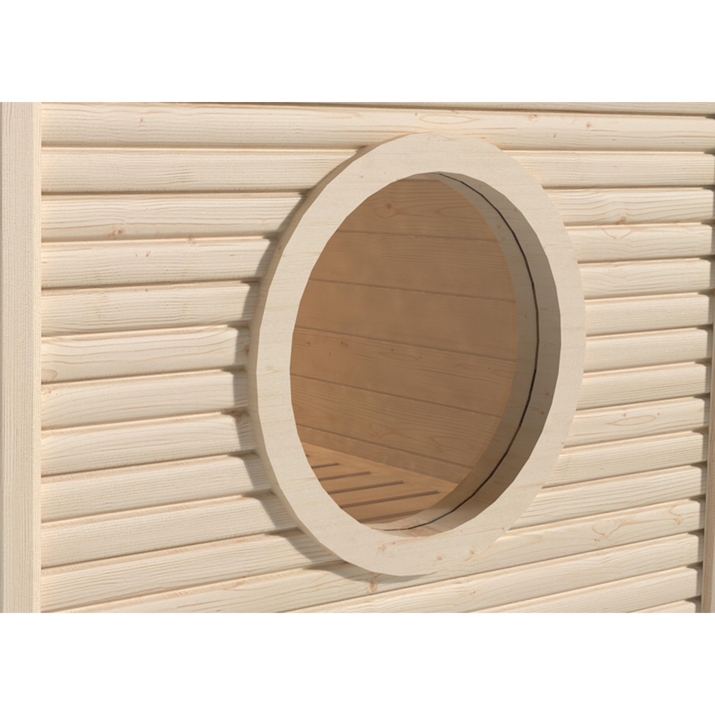 Weka Holzbau, Sauna Zubehör, Rundfenster für 45 mm MH-Saunen