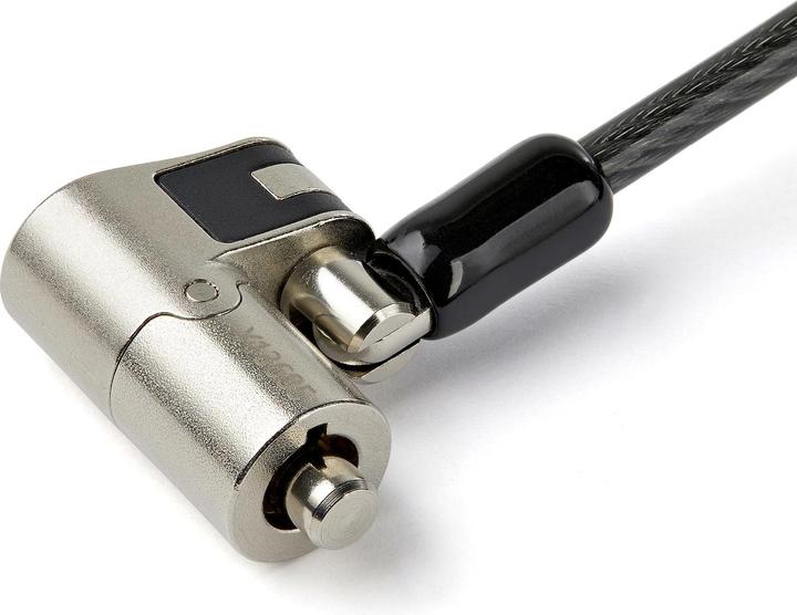 Actual product image StarTech Laptop lock with key and cable - For K-Slot, Nano, Wedge Slot