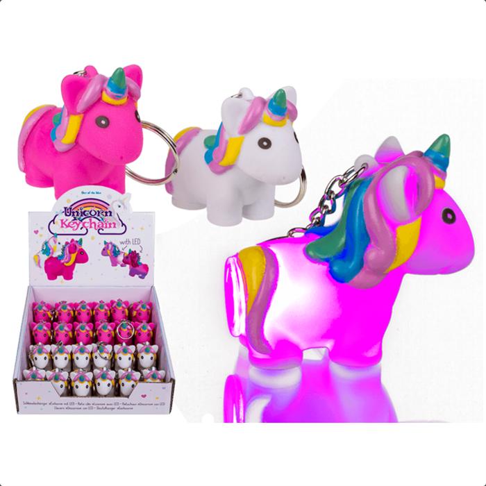 Produktbild Out of the blue ootb - Metall-Schlüsselanhänger, Einhorn, mit LED