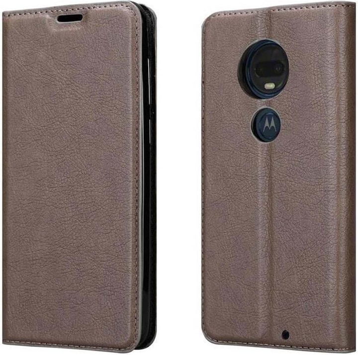 Actual product image Cadorabo Book Invisible Magnet Cover (Motorola Moto G7, Motorola Moto G7 Plus)
