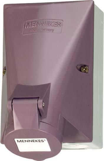 Actual product image Mennekes MEN 584 16A3P 25V Wall box IP44