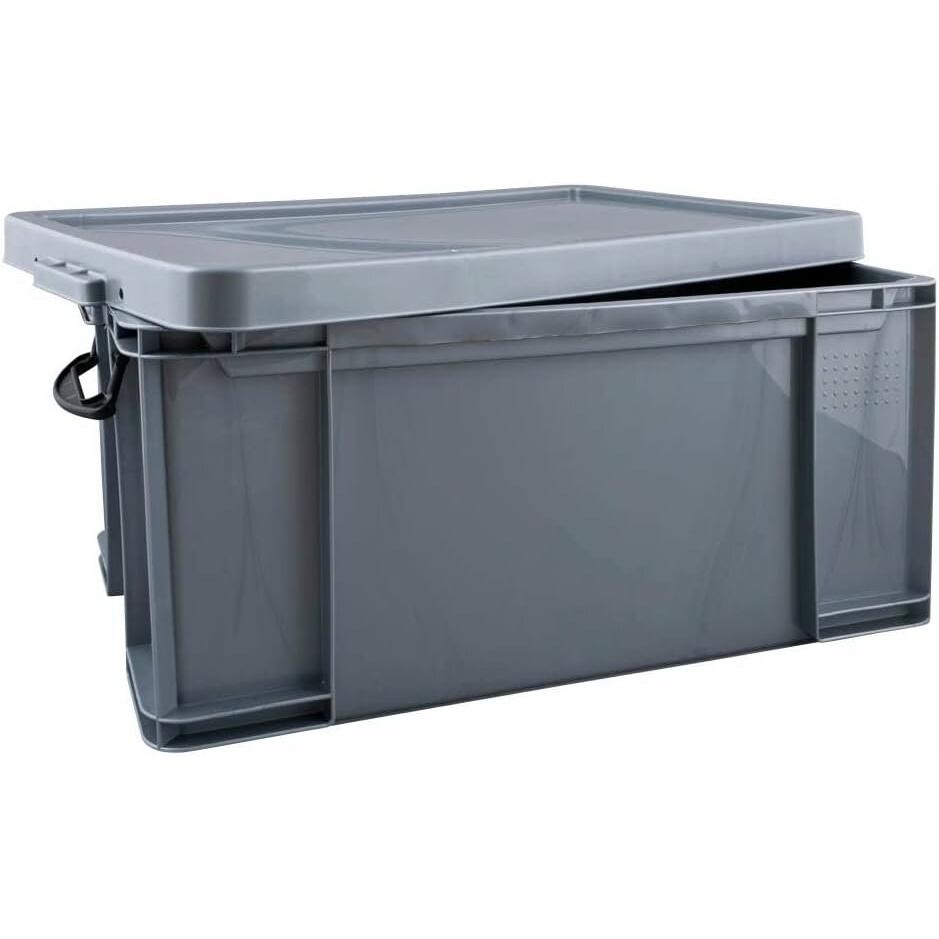 Really Useful Box, Box portaoggetti, Scatola portaoggetti davvero utile 64,0 l argento 71,0 x 44,0 31,0 cm (44 cm, 64 l, 1x)