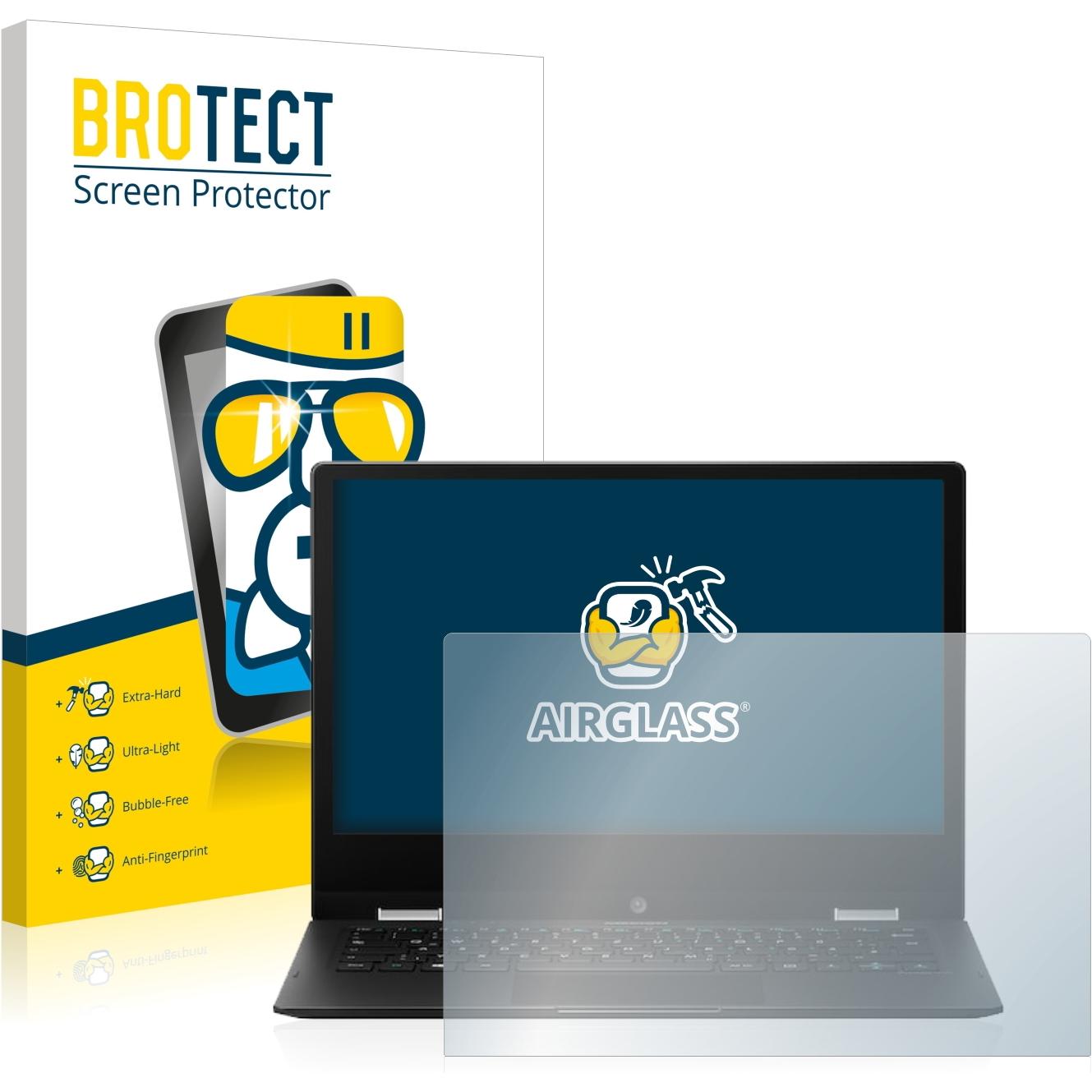 BROTECT AirGlass Panzerglasfolie (3223"), Notebook Schutzfolie