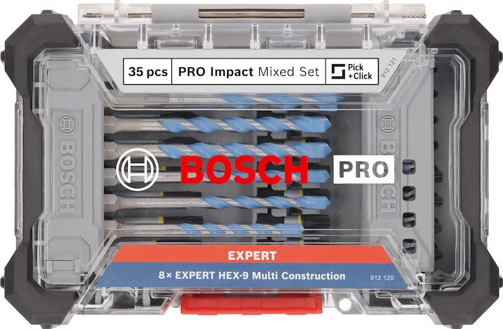 Immagine prodotto Bosch Professional Zubehör Set misto di punte per avvitatore a percussione PRO e punte per trapano Multi Construction, 35