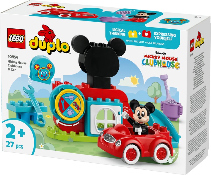 Image du produit LEGO Mickys Clubhaus und Auto (10454)