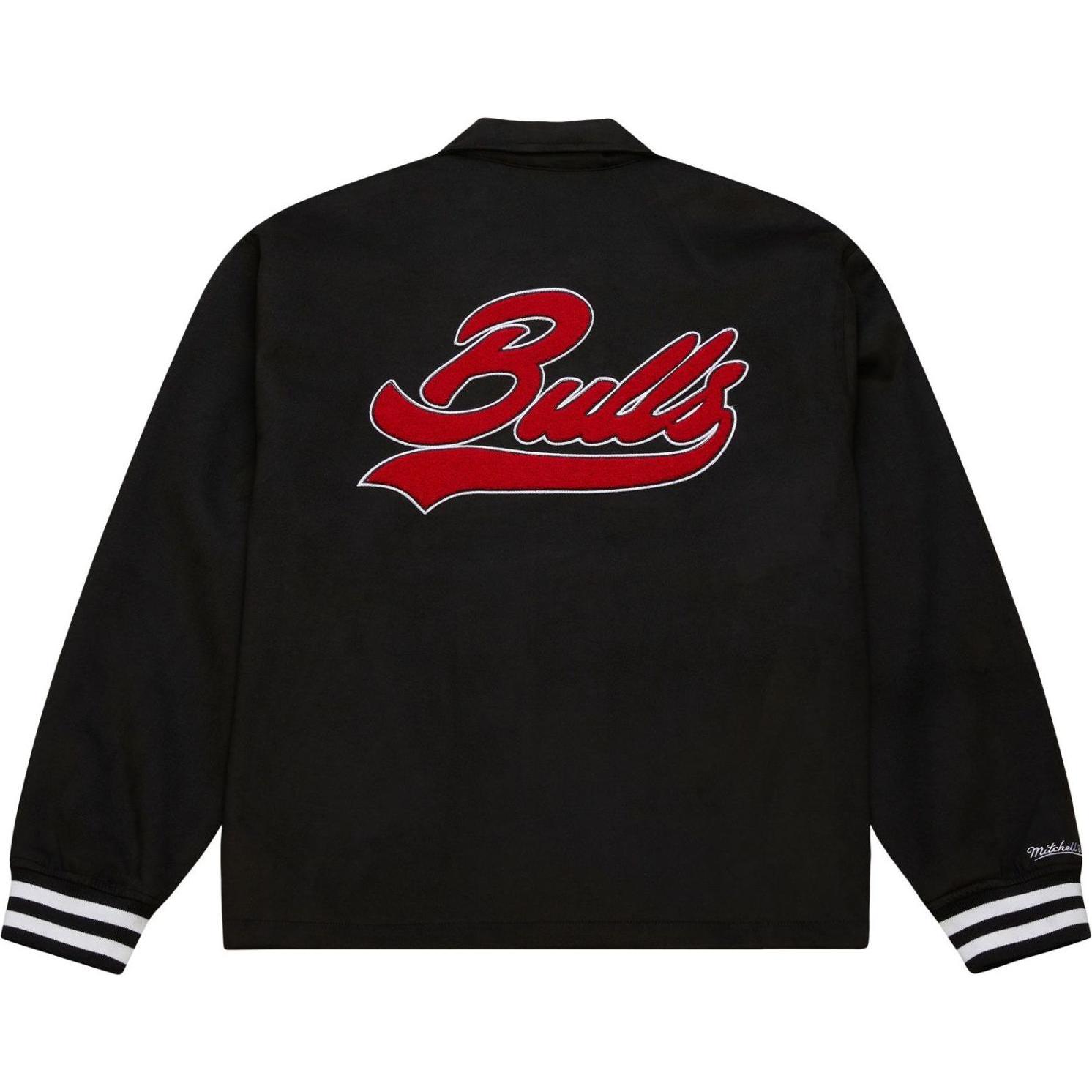 Thumbnail - Mitchell & Ness, Damen, Jacke, Coaches Jacke - VARSITY Chicago Bulls - XL (XL), Schwarz, XL