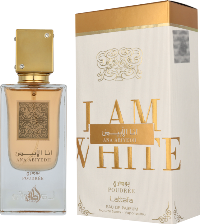 Image du produit Lattafa Perfumes Ana Abiyedh I am White Poudree by Eau De Parfum Spray (Unisex) 60 ml (Eau de parfum, 60 ml)