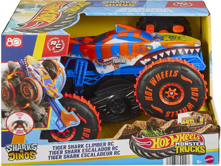 Productafbeelding Hot Wheels Monster Trucks R/C Tiger Shark Climber 1:15