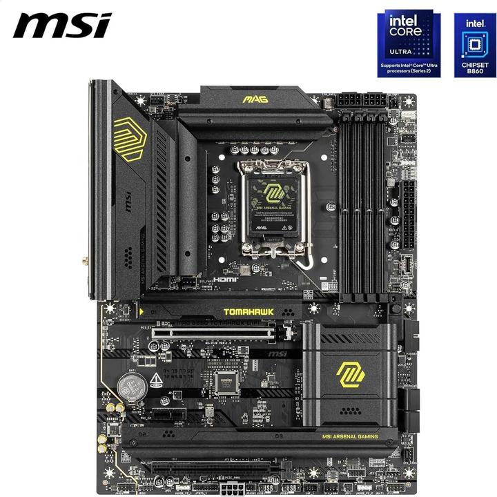 Productafbeelding MSI MAG B860 TOMAHAWK WIFI (LGA 1851, Intel B860, ATX)