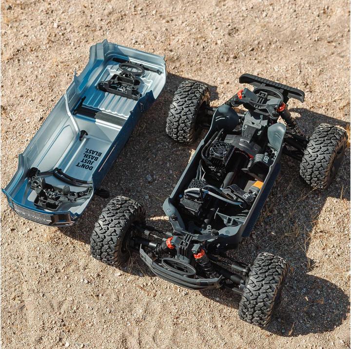 Produktbild Arrma Monster Truck Big Rock BLX 223S, Blau ARTR, 1:10 (ARR Almost-Ready-to-Race)