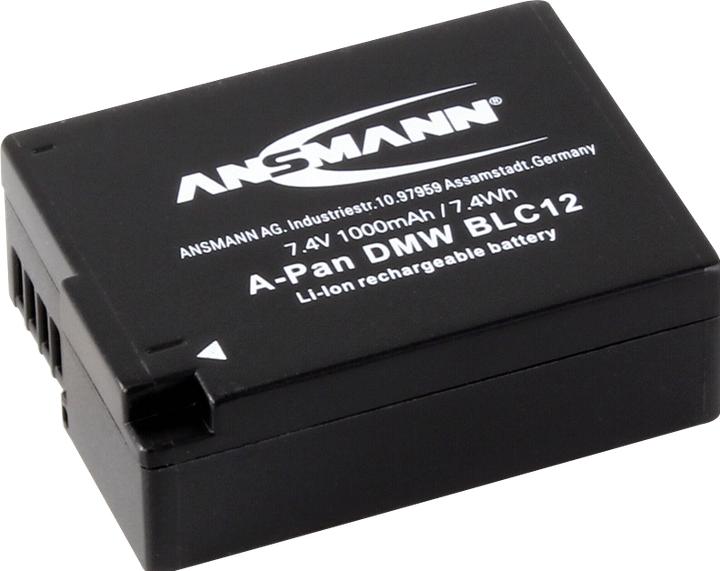 Actual product image Ansmann A-Pan DMW-BLC12 1000mAh 7,4V (Camera battery)