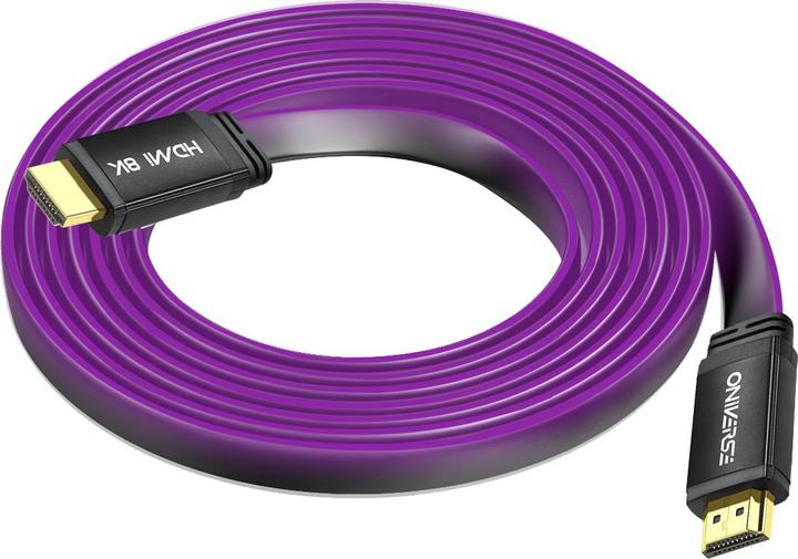 Actual product image Oniverse Hdmi Led Cable 8K - Purple (2 m)