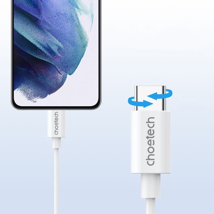 Produktbild Choetech USB-C In-Ear Headphones 1.2m - White (Kabelgebunden)