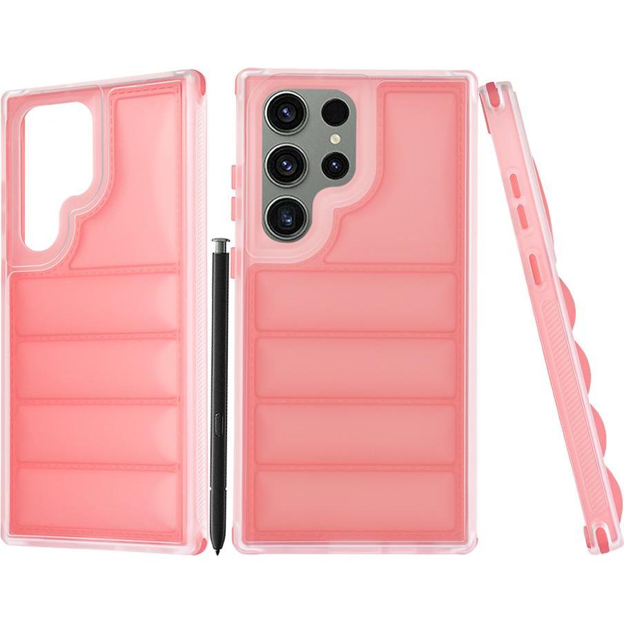 Techsuit - Wave Shield - Samsung Galaxy S23 FE - Red (Samsung Galaxy S23 FE), Cover smartphone, Rosso