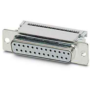 Phoenix Contact Connettore D-SUB 90° Numero di poli: 25 Schneid-Klemm VS-25-BU-DSUB-FK 10 pezzi., Cavo + Spina elettrica