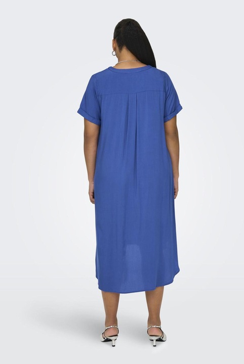 Produktbild Only Locker geschnittenes Curvy Blusenkleid Hemdblusenkleid (46)