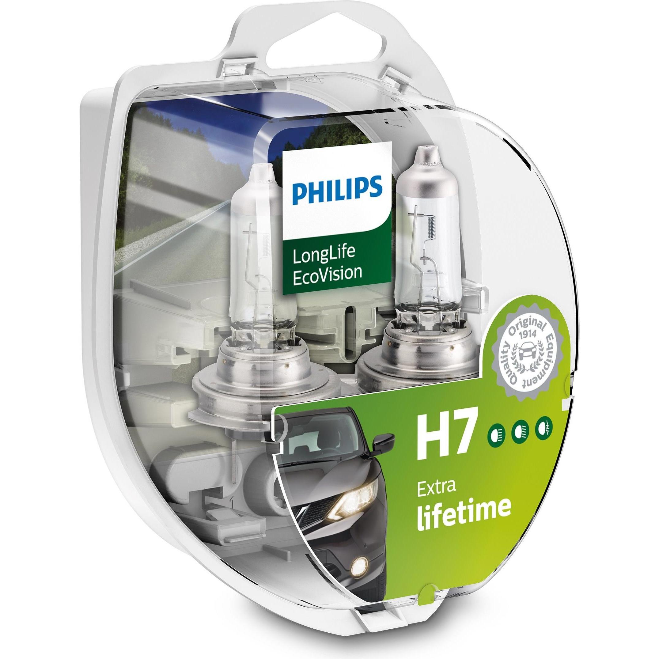 Philips, Illuminazione auto, LongLife EcoVision (H7)