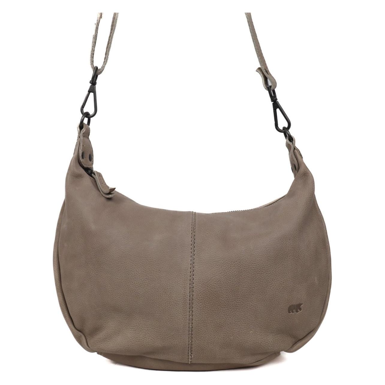 Bear Design, Vrouwen, Handtas, Medium Crossbodytas / Schoudertas Dames - Leer - Betty - Taupe, Bruin