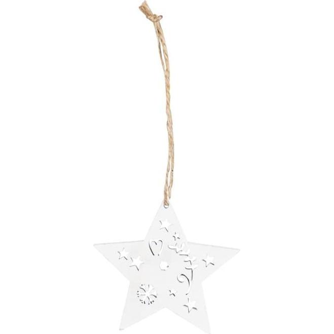 Thumbnail - MICA Living, Christbaumschmuck, Dekohänger - Sterne - aus Holz - Ø = ca. 5 cm - 15 Stück (15 -teilig)