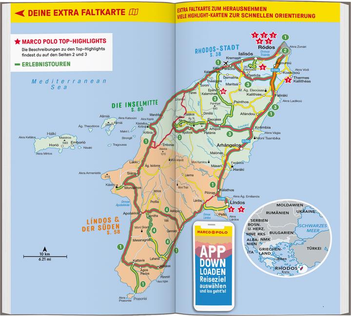 Actual product image Reiseführer Rhodos (German, Hans E. Latzke, Klaus Bötig, 2025)
