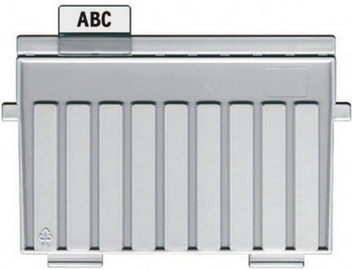 Actual product image Han Support plate, DIN A6 landscape, for insert/insert troughs, 5 pcs. (A6)