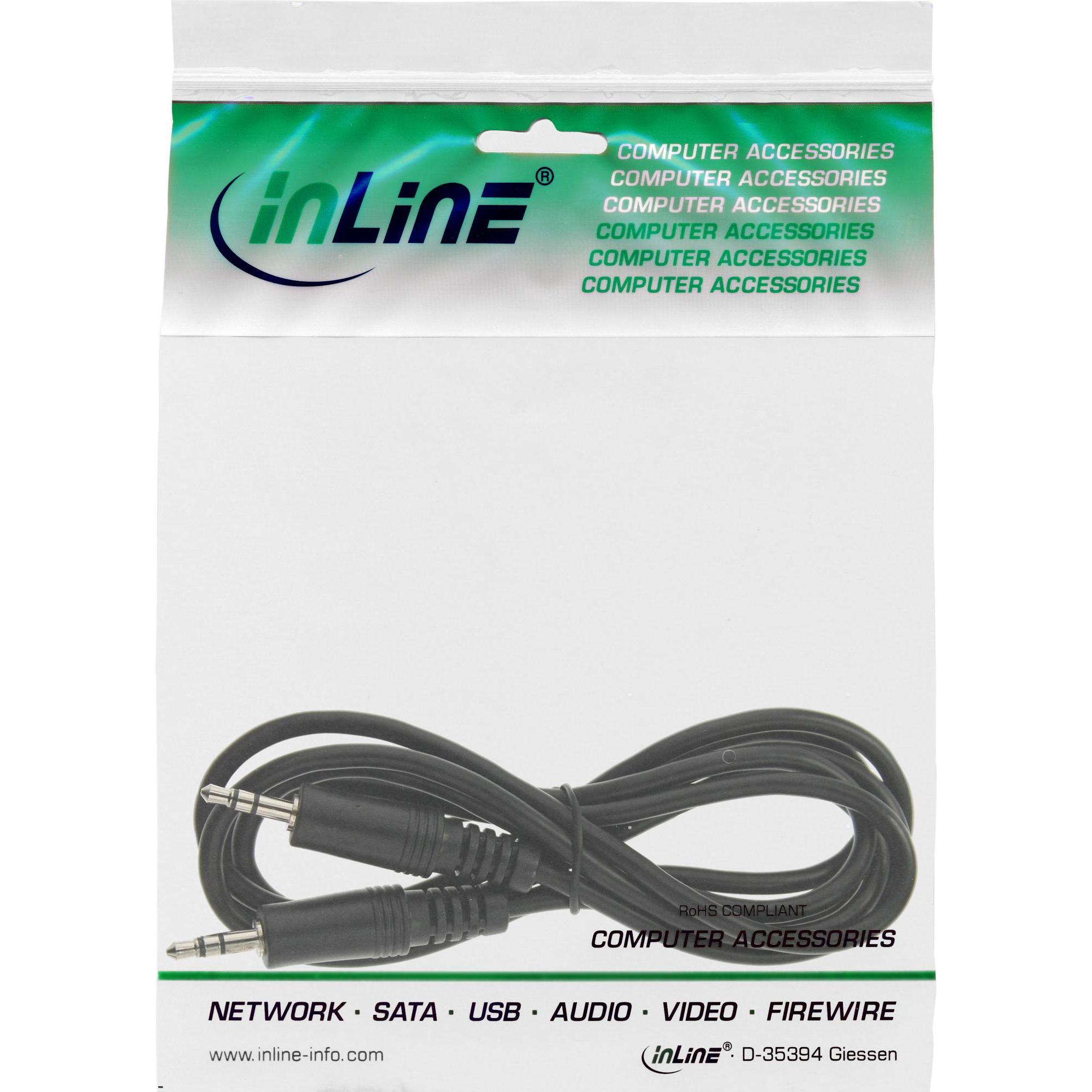 Thumbnail - InLine Klinke Kabel (1.50 m, 3.5mm Klinke (AUX)), Audio Kabel