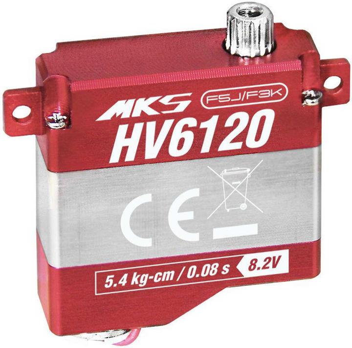 Mks HV6120 Digital Servo für F5J, F3K...... inkl. carbon Servorahmen
