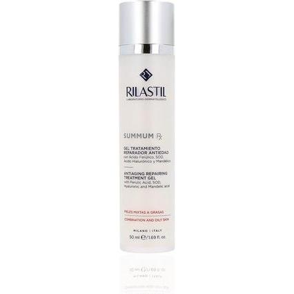 Thumbnail - Rilastil, Bodylotion, Summum Rx Anti-Aging Repair Gel with Folic Acid, Hyaluronic Acid and Almond Acid for Mixed and Oil...