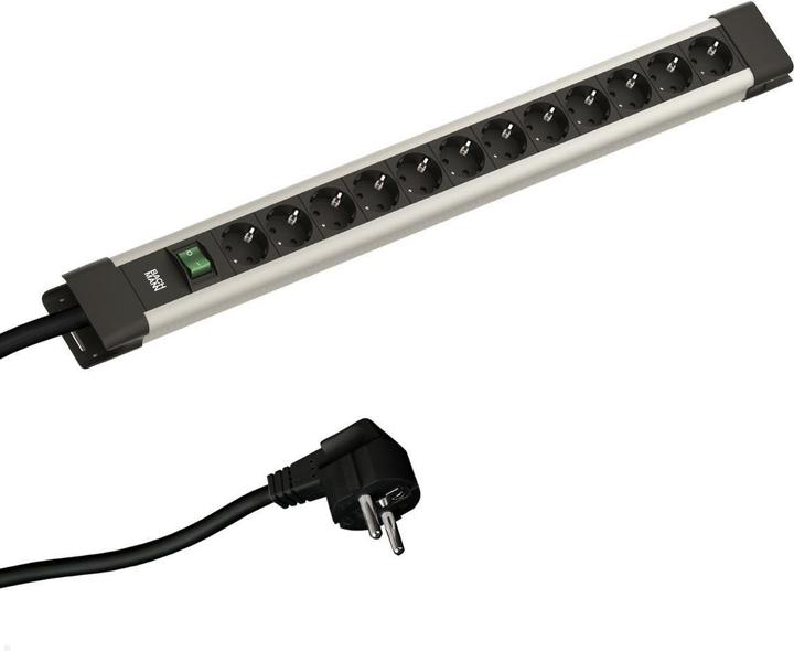 Actual product image Bachmann Steckdosenleiste 12fach Schalter (12x, CEE 7/3, 2 m)