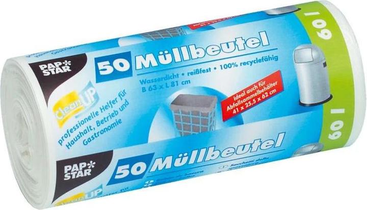 Papstar Müllbeutel (50x, 60 l)
