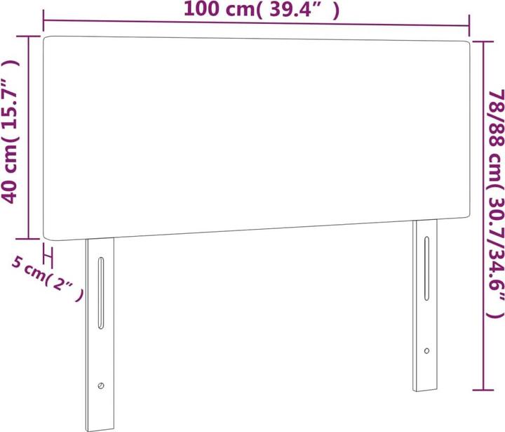 Produktbild VidaXL Lauriane (180 x 5 x 88 cm)