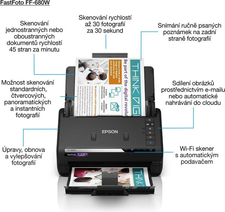 Produktbild Epson FF-680W FastFoto (WLAN, USB)