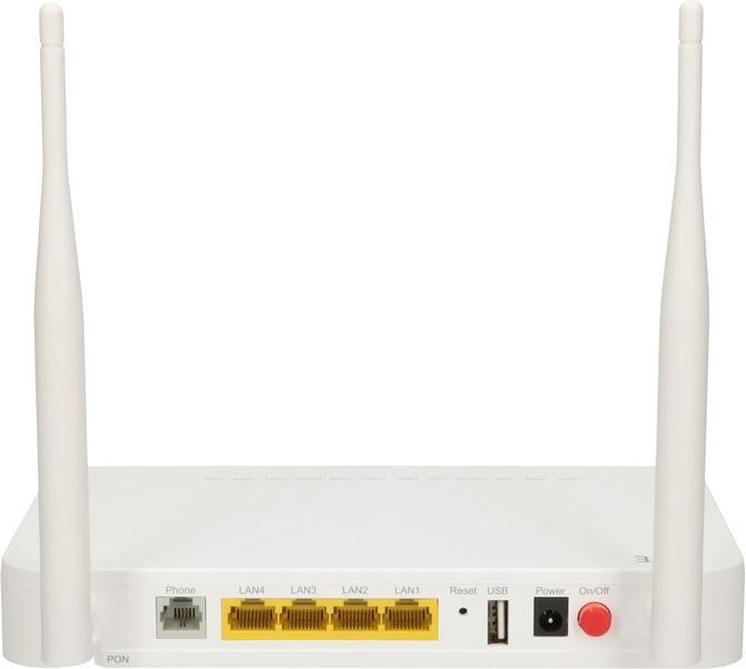 Actual product image ZTE ZXHN F670L | ONT | WLAN, 1x GPON, 4x RJ45 1000Mb/s, 1x RJ11, 1x USB