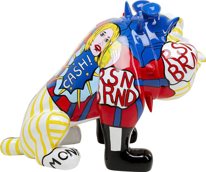 Actual product image Kare Design Deko Figur Graffiti Dog 110cm