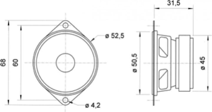 Actual product image Visaton Full range loudspeaker FRS 5, 8 Ohm