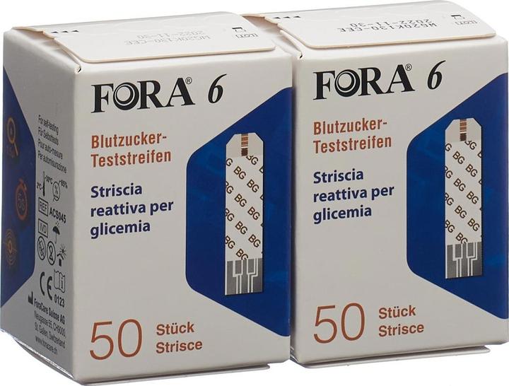 Image du produit Fora 6 Blutzuckerteststreifen (Bandelette réactive)