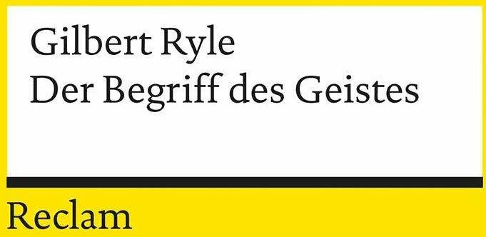 Produktbild Der Begriff des Geistes (Deutsch, Gilbert Ryle, 2015)