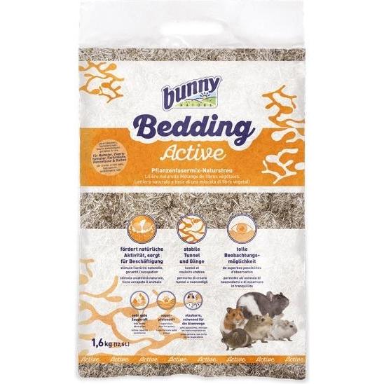 Bunny Nature Bedding Active (1,6 kg) (1.60 kg, Lettiera), Lettiera