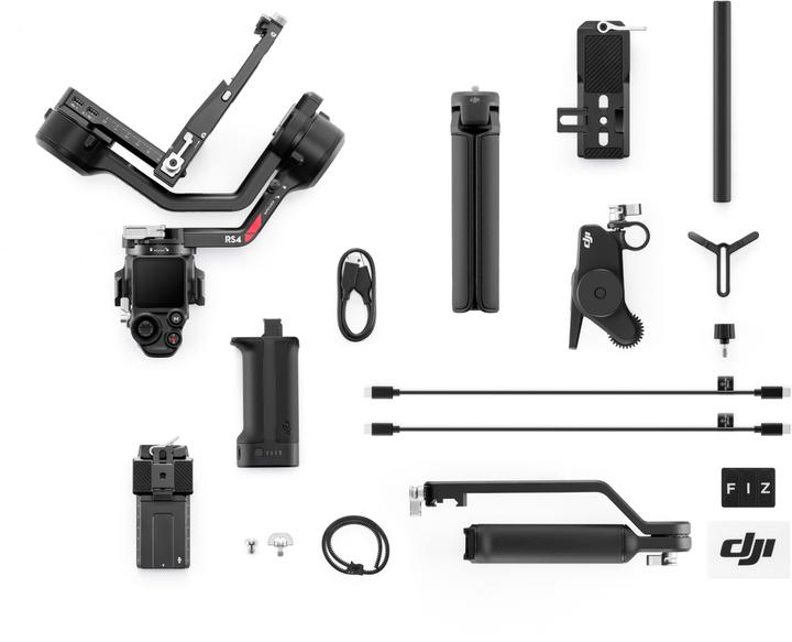 Image du produit DJI RS 4 Combo (Appareil photo à objectif interchangeable, Appareil photo reflex, 3 kg)