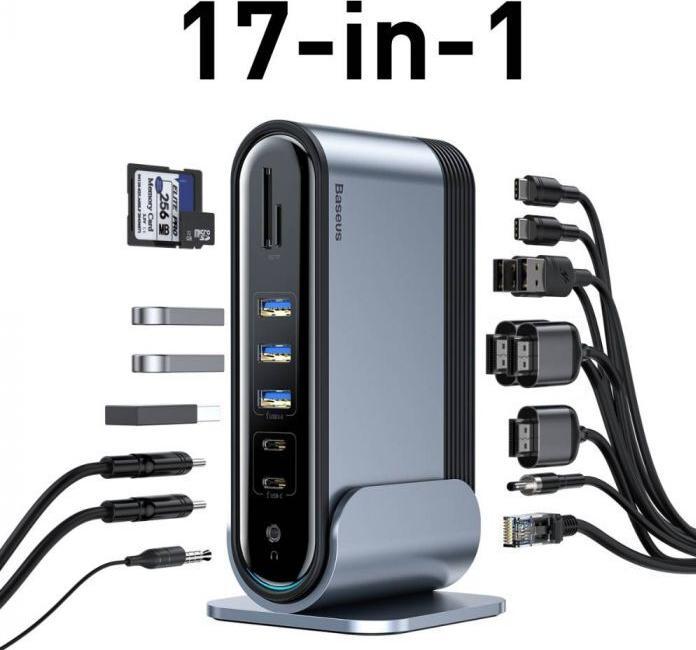 Produktbild Baseus CAHUB-DG0G (USB-C, 1 Port)