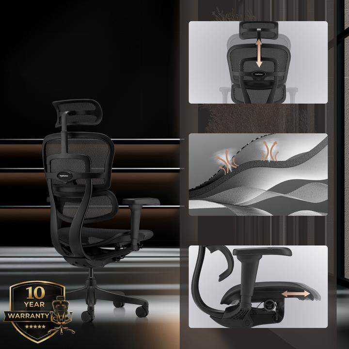 Produktbild Hjh Office Ergohuman Signature Gen2 (49 - 59 cm)