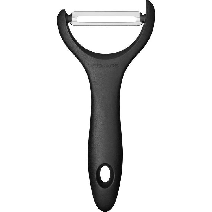 Fiskars Peeler Essential Y-Shaped Black, Sparschäler, Schwarz