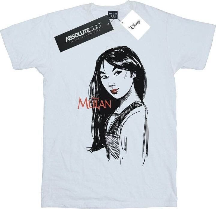 Immagine prodotto Disney Mulan Sketch Maglietta Ampia Donna (M)