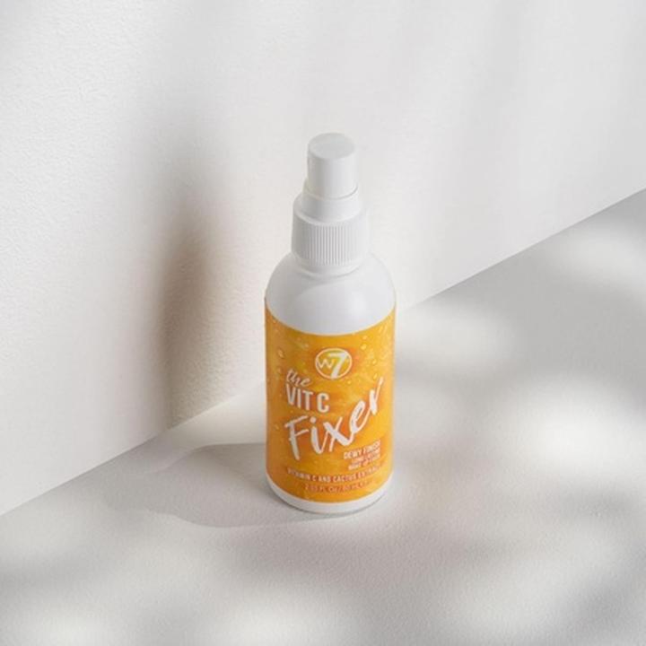 Actual product image W7 The Fixer Vitamin C Makeup Setting Spray Natural Finish Long-Lasting Ultra-Fine Formula Cruelty F