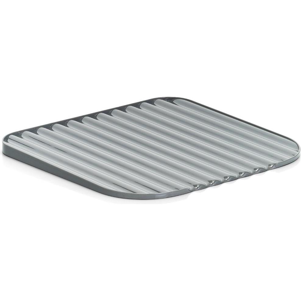 Zeller Present Geschirrabtropfunterlage, Abtropfgestell, Grau