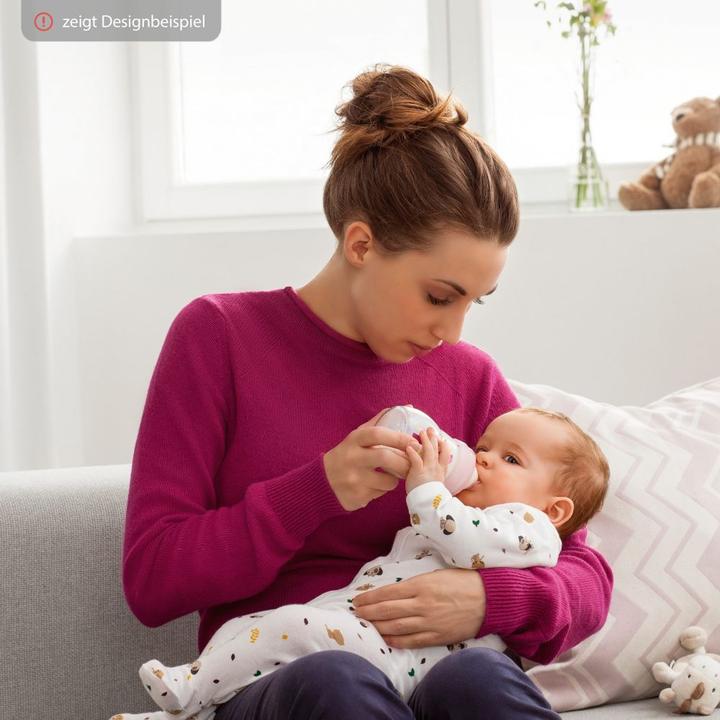 Actual product image MAM Babyflaschen Glas-Flasche 2er Pack Feel Good 170 ml - Silikon (170 ml)